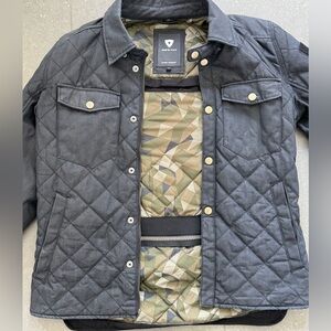 SOLD SOLD SOLD REV'IT! Quilted motorcycle Jacket with Camouflage Lining M